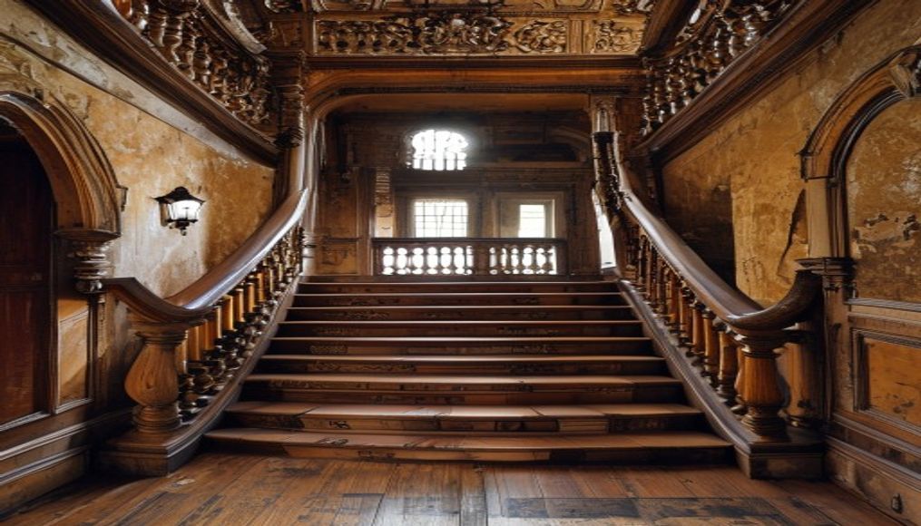 Restauro scala in rovere, Palazzo Storico Firenze